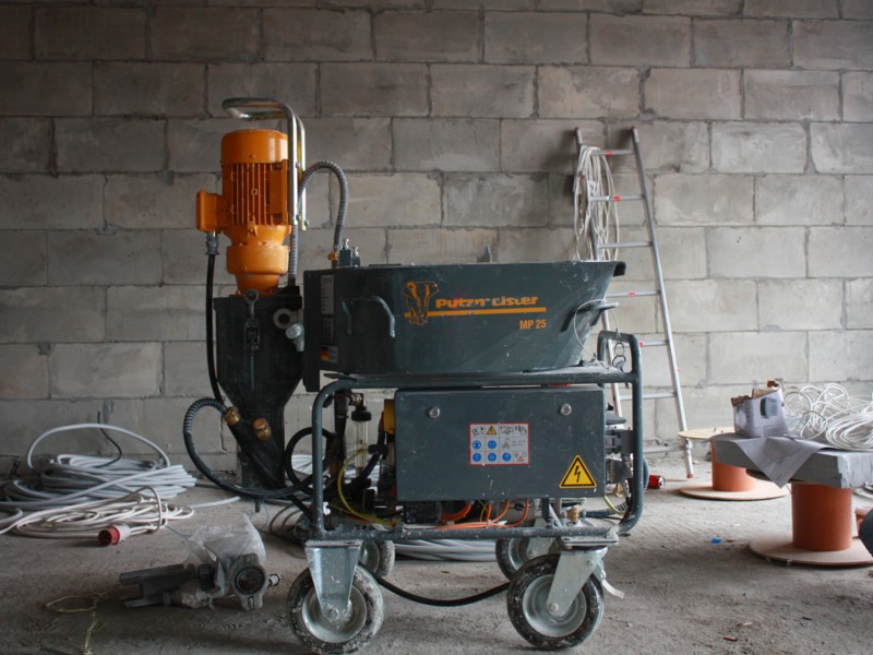 Как работает штукатурная станция