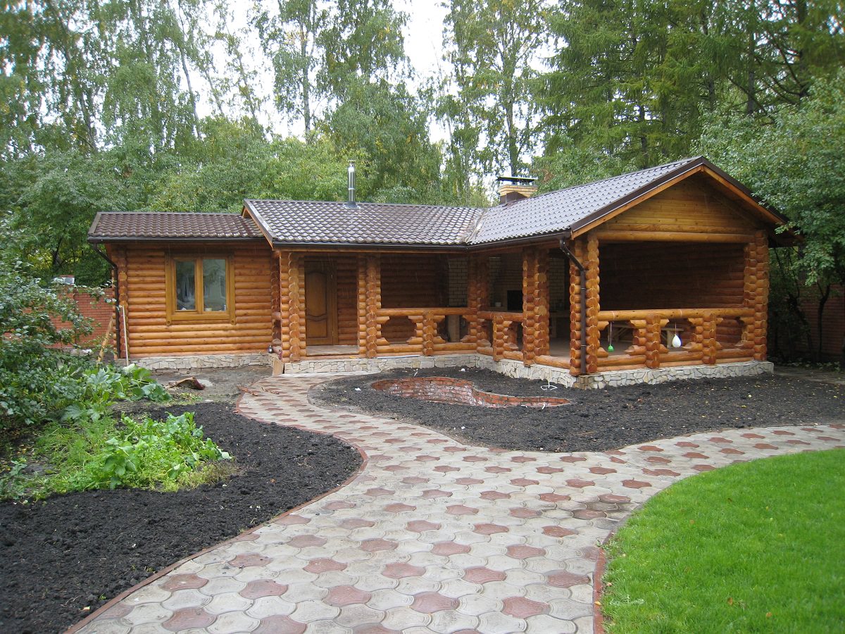 Особенности проектов угловых бань