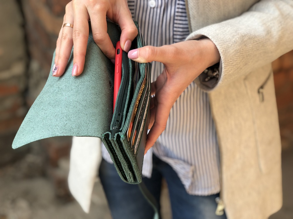 Кошелек из натуральной кожи