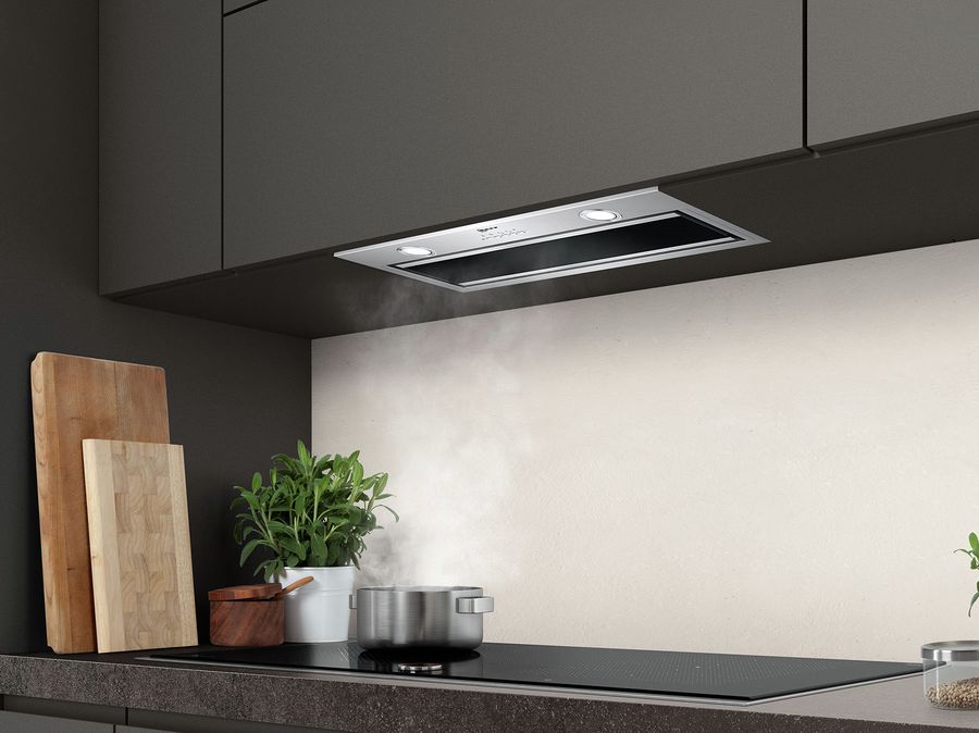 Плюсы встроенной вытяжки