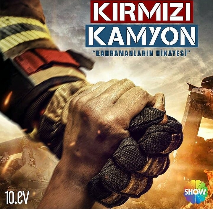 Смотреть онлайн «Красный грузовик» - турецкий сериал про работу пожарных