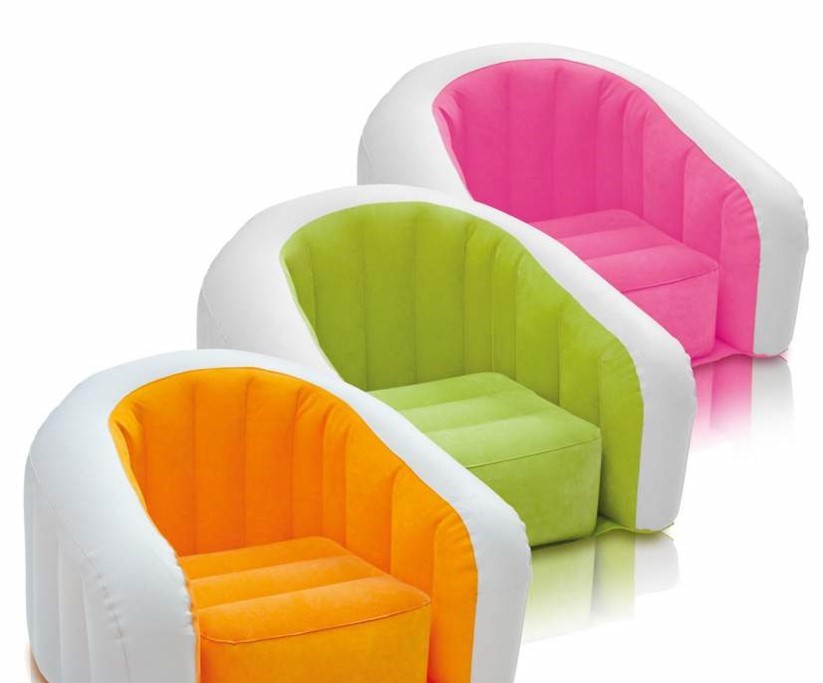 Виды надувной мебели