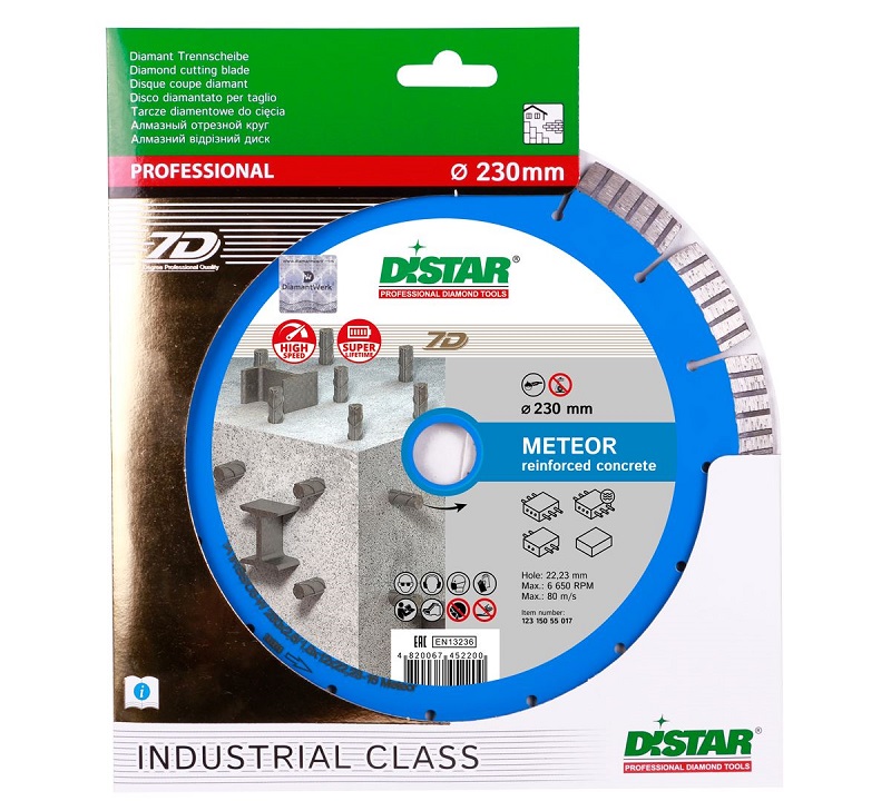 Особенности диска для болгарки по бетону Distar