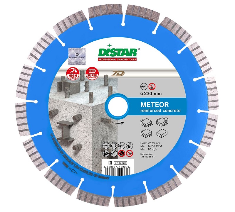 Особенности диска для болгарки по бетону Distar