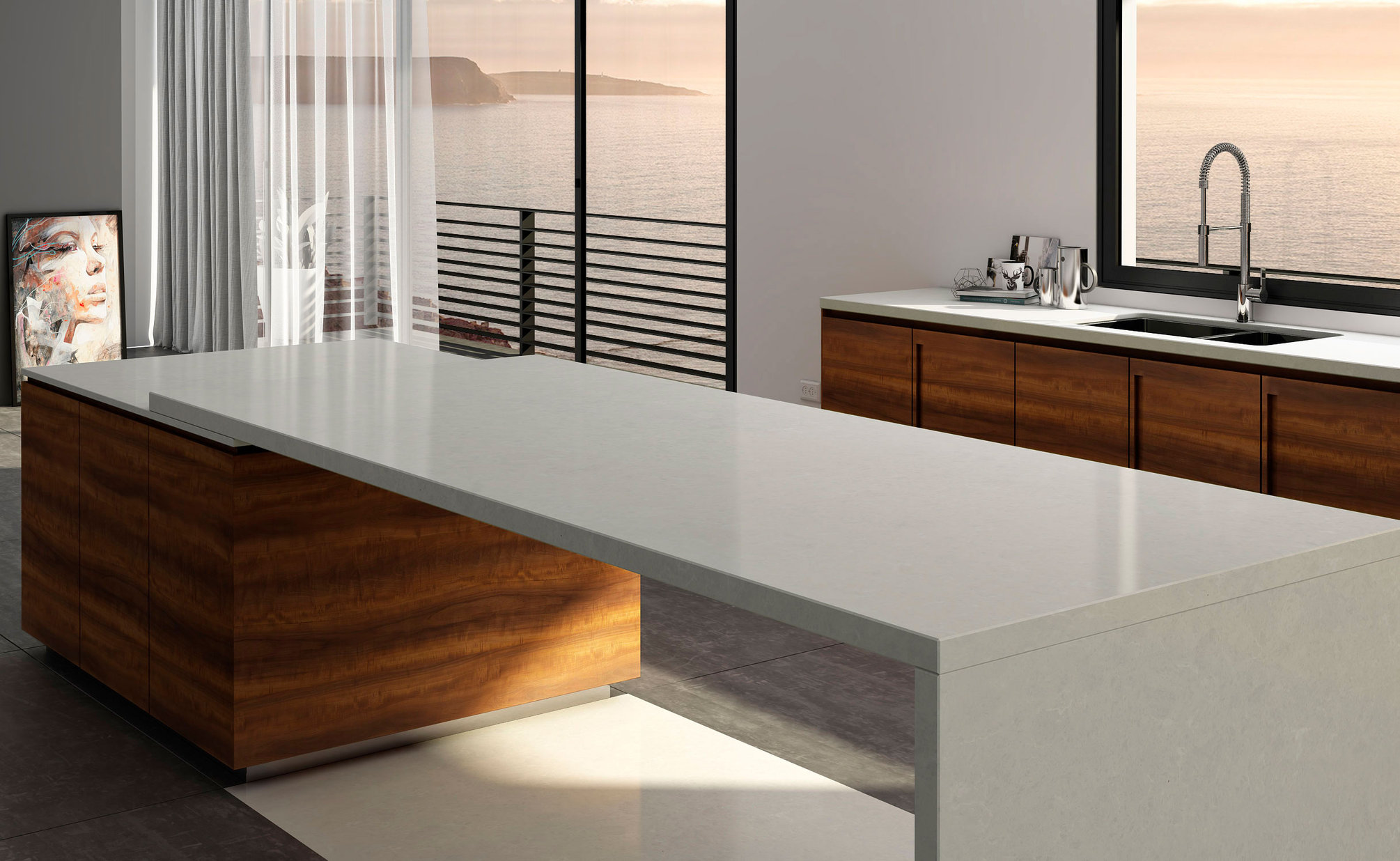 Акриловый камень: преимущества и сфера применения