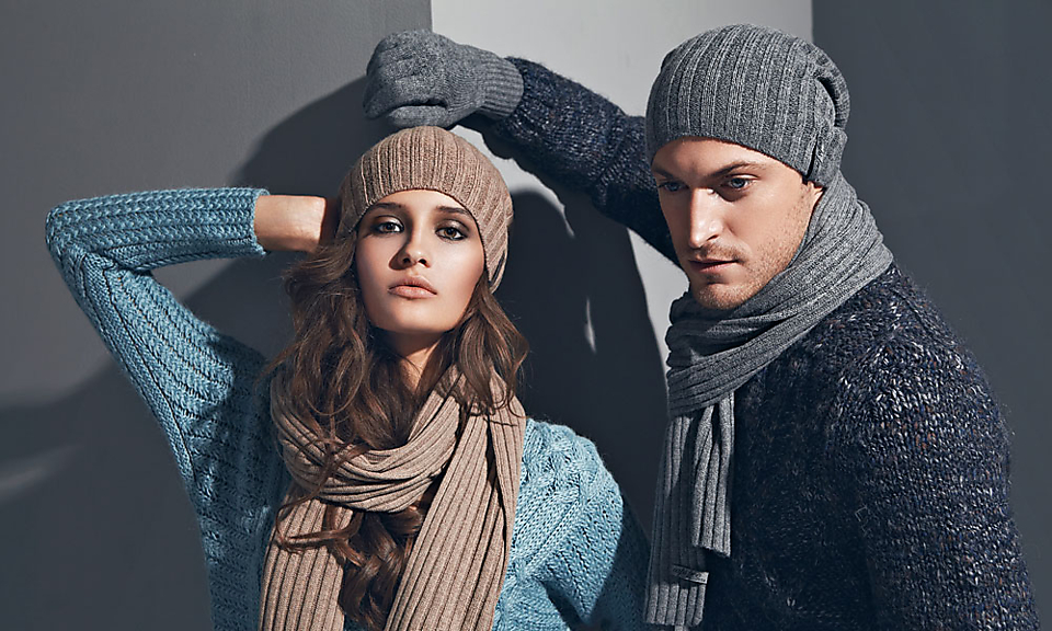 Женские и мужские шапки из натуральных материалов