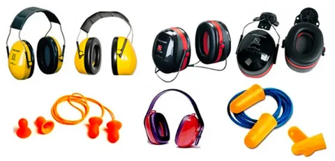 Виды СИЗ для защиты органов слуха