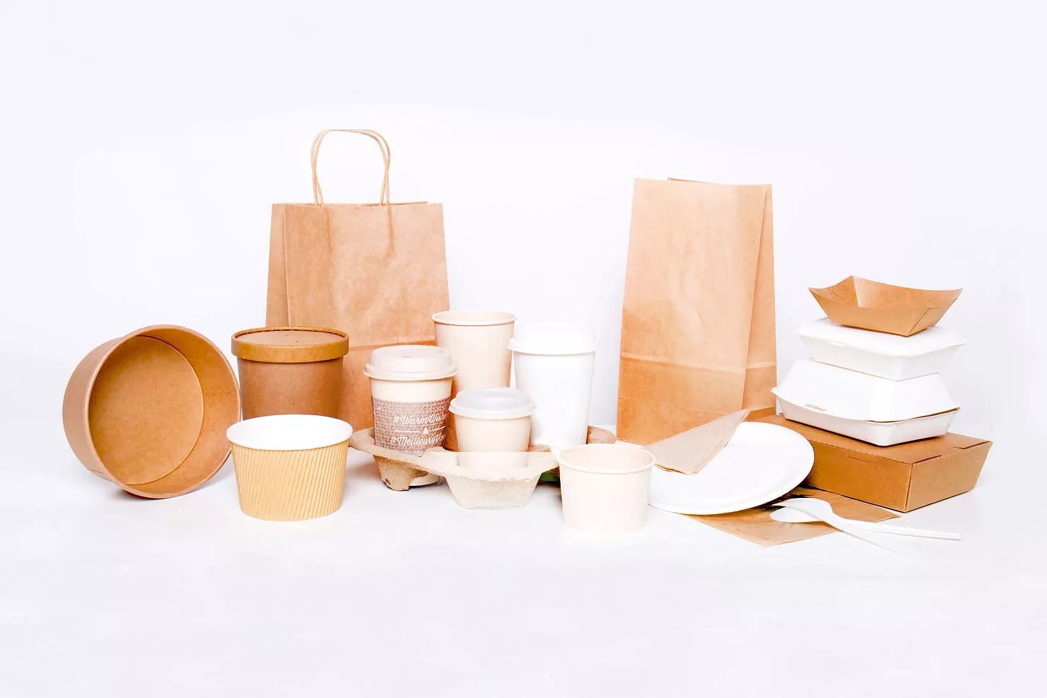 Покупка одноразовой посуды