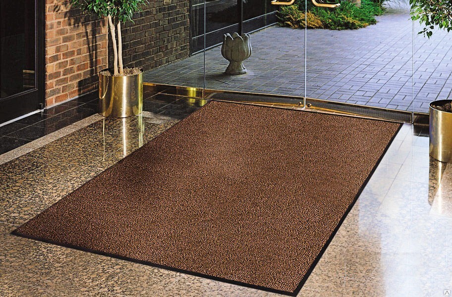 Какие бывают придверные коврики