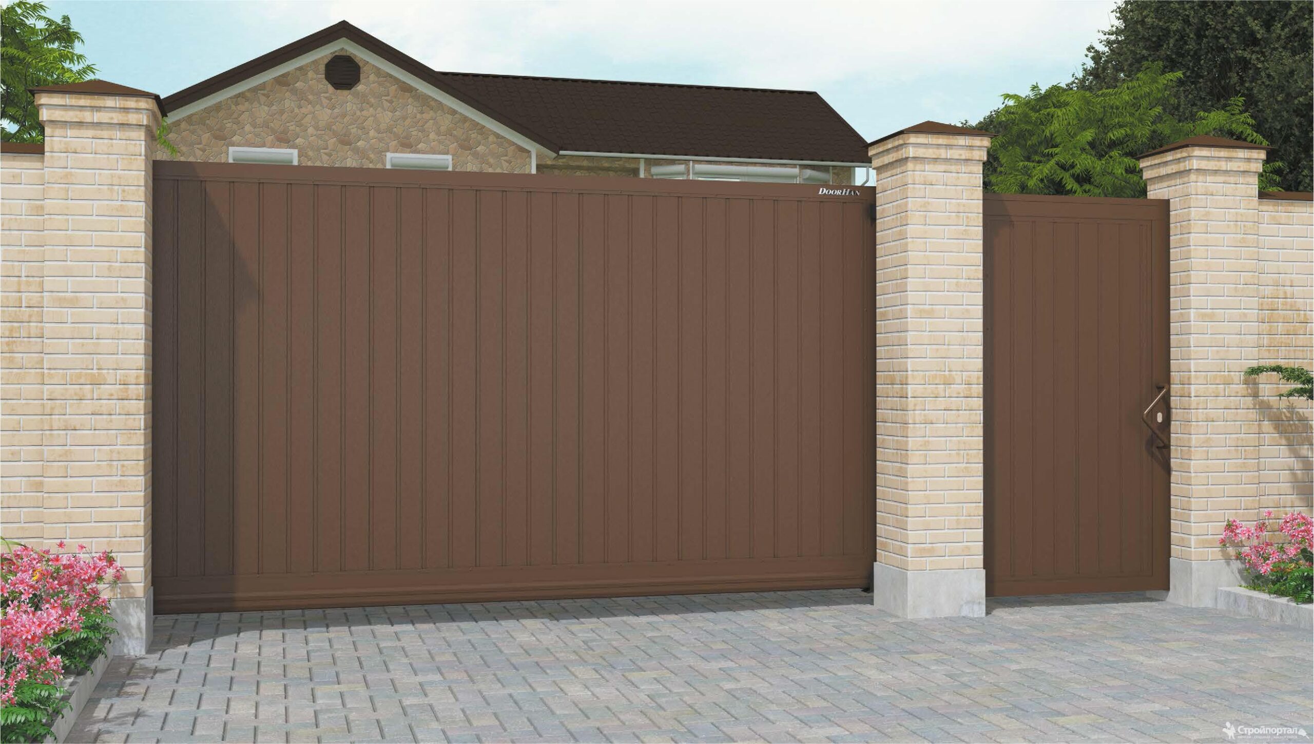 Преимущества откатных уличных ворот