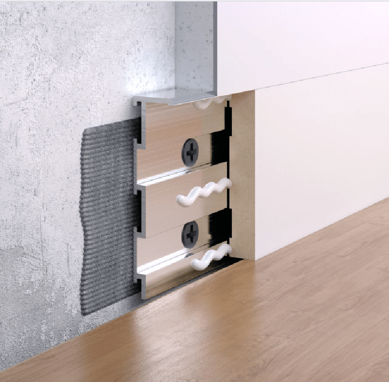 Преимущества плинтусов скрытого монтажа