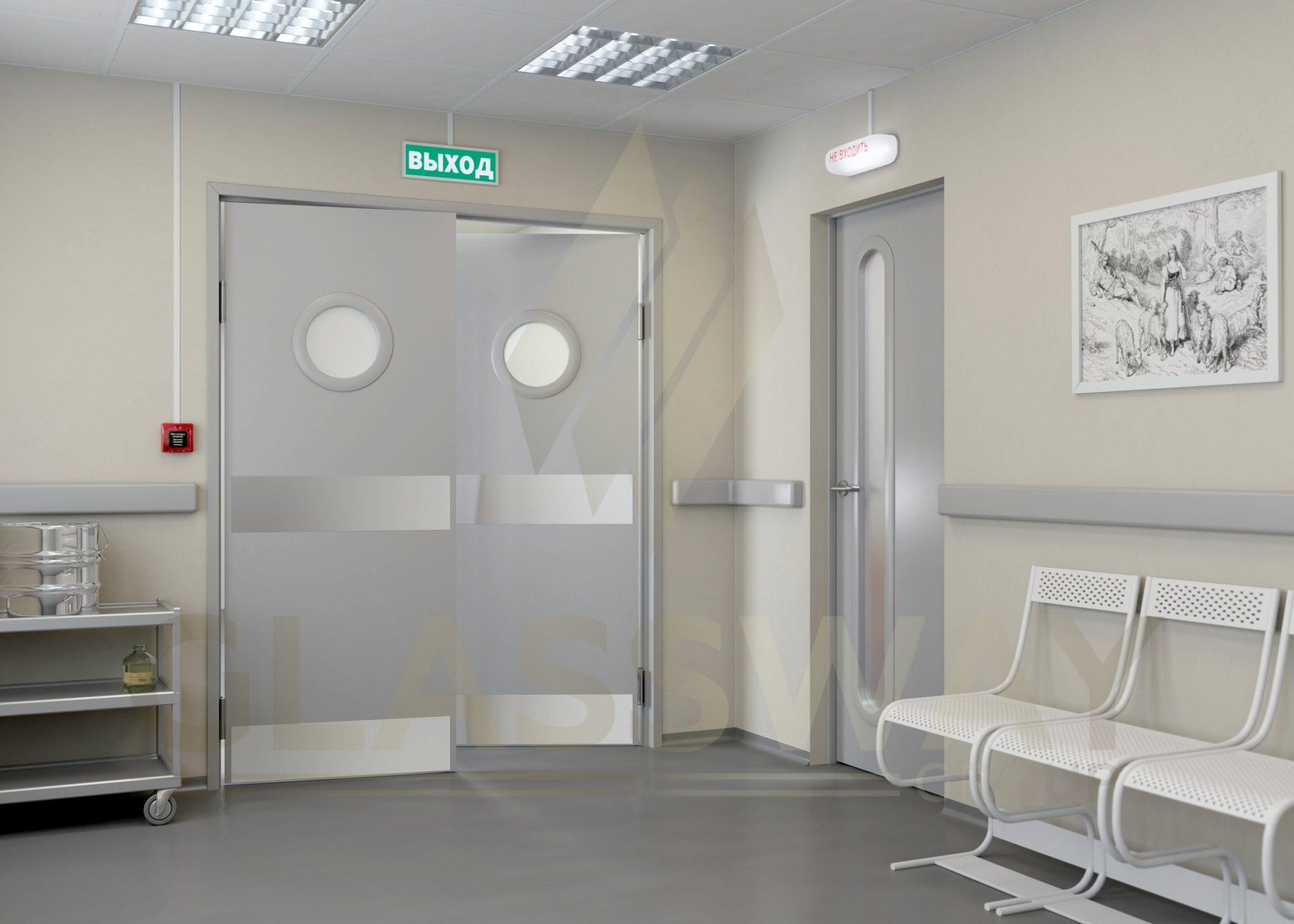 Особенности медицинских дверей