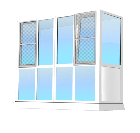 Остекление балконов в Москве