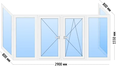 Самые популярные виды остекления лоджии и используемые материалы