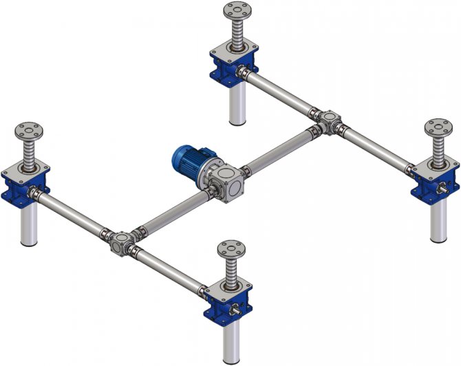 Производство и использование винтовых подъемников