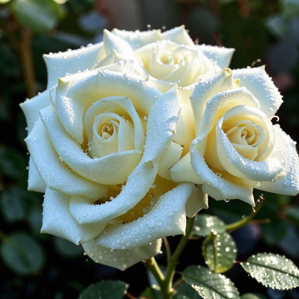 Что символизируют белые розы?