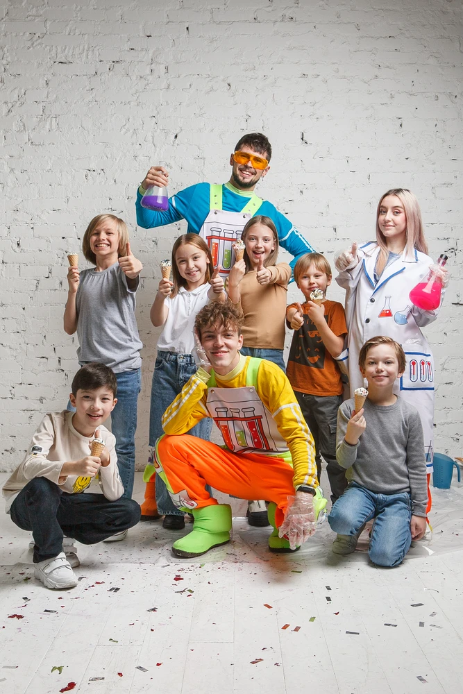 Тематические праздники с крио-шоу: идеи и советы