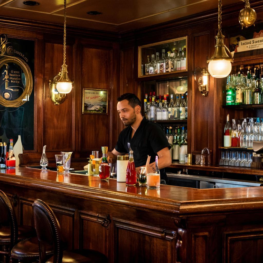 Организация подачи напитков и закусок в винных и крафтовых барах