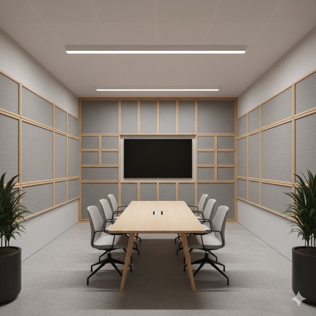 Акустическая отделка переговорных комнат: как убрать эхо и сохранить понятную речь