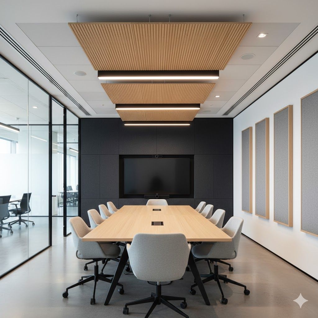 Акустическая отделка переговорных комнат: как убрать эхо и сохранить понятную речь