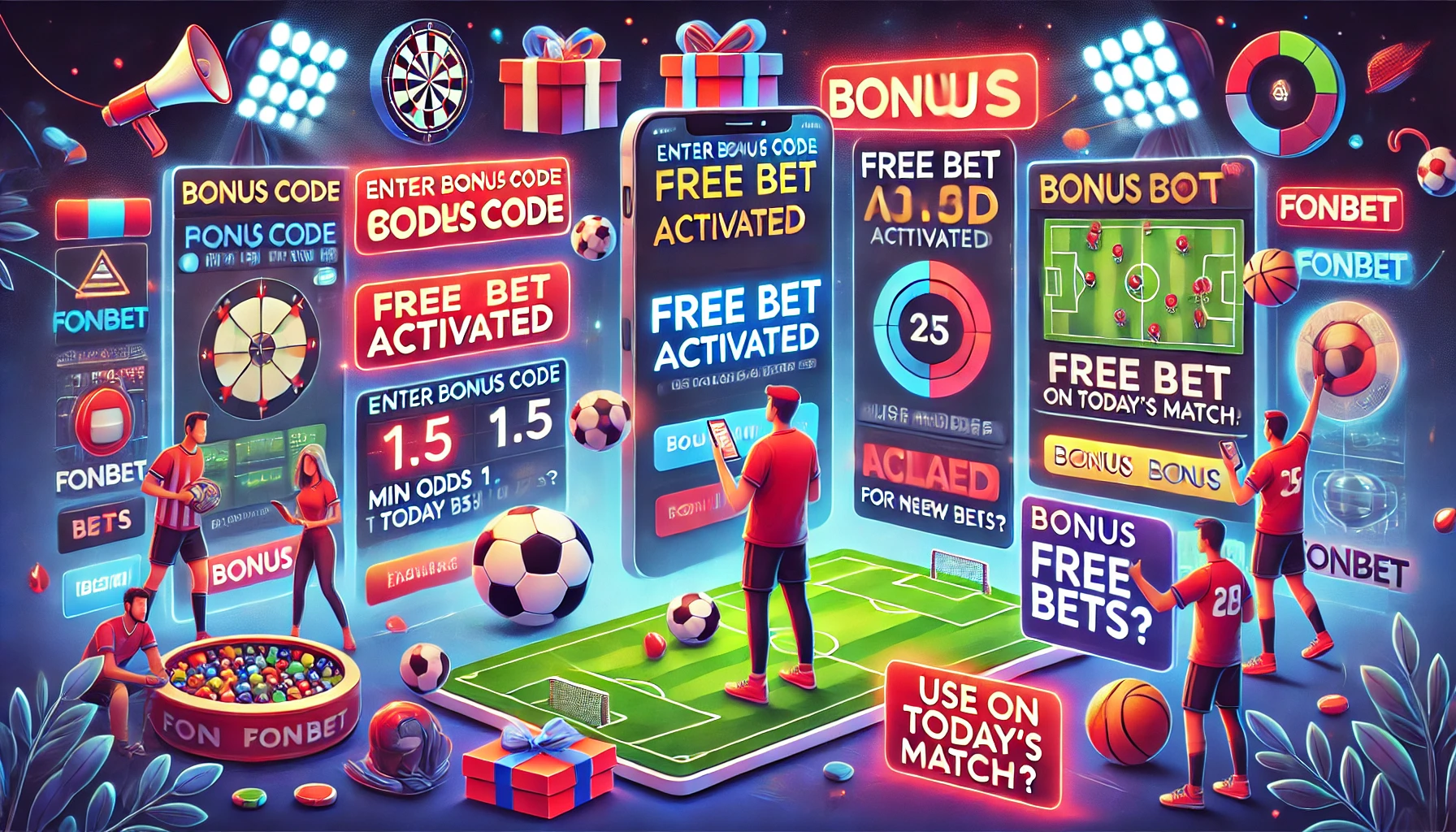 Бонус-коды в БК Фонбет: как получить и использовать фрибеты?