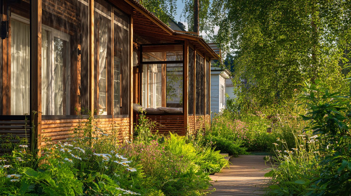 Москитные сетки для дачи обеспечивают комфортный отдых на свежем воздухе