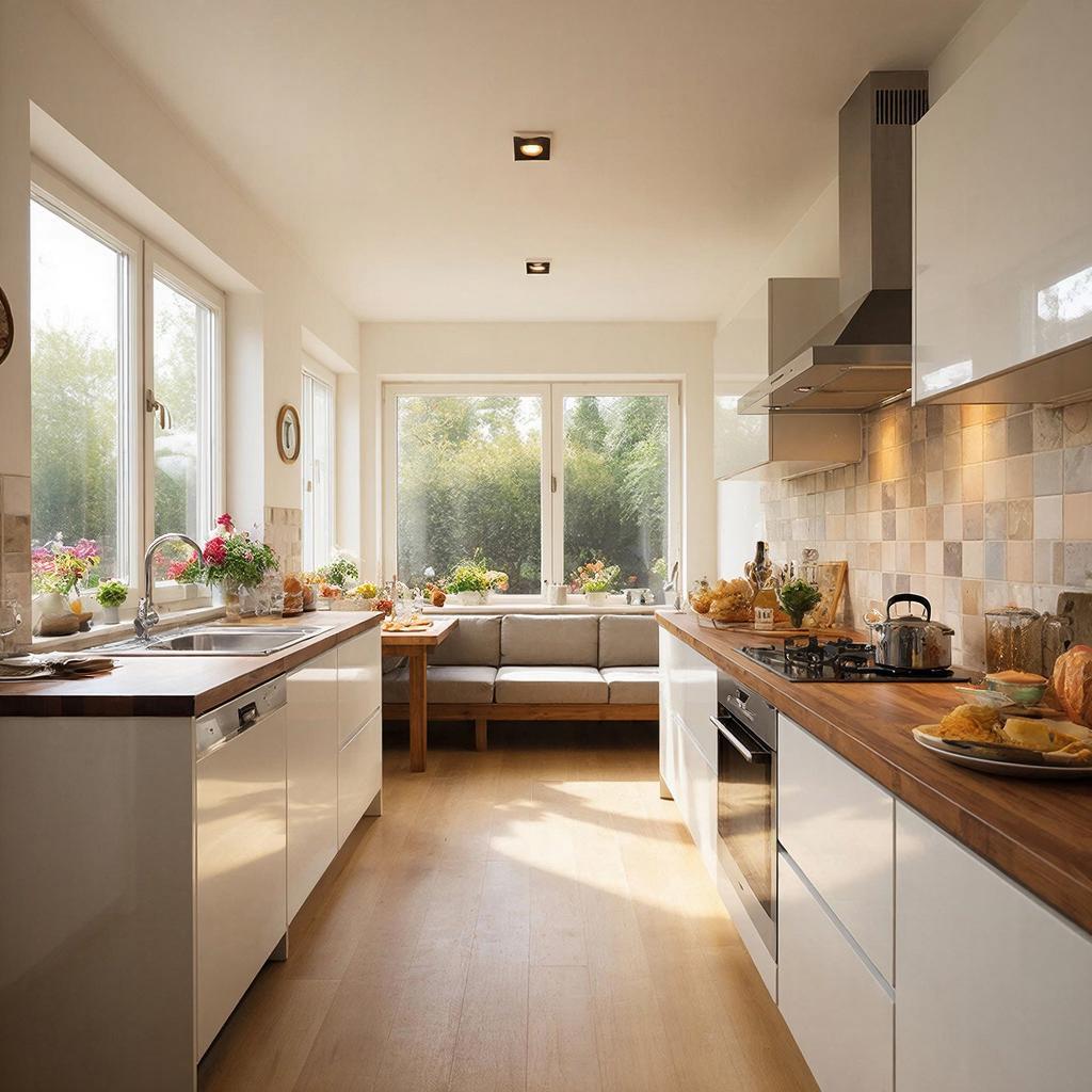 Виды модульных кухонь по планировке: прямая, угловая, П-образная, с островом — кому какая подходит