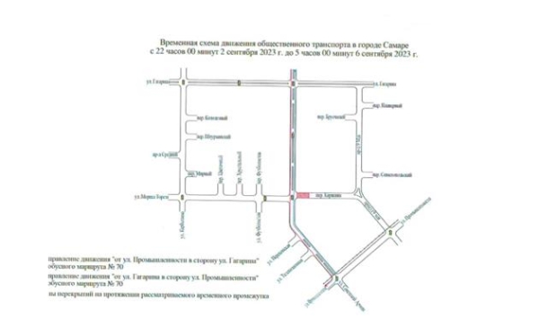 В Самаре ограничат движение для ремонта теплотрассы