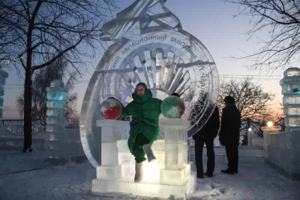 Ледовый городок на набережной Новосибирска: цены, фото и время работы