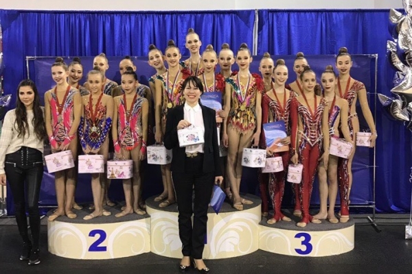 Ростовчанки успешно выступили на чемпионате ЮФО по художественной гимнастике