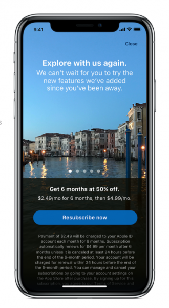 Разработчики приложений на iOS смогут удерживать подписчиков скидками