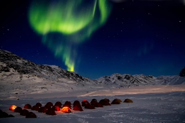 «Впервые в жизни я ела мясо овцебыка». Самая хардкорная гонка на лыжах – в Гренландии