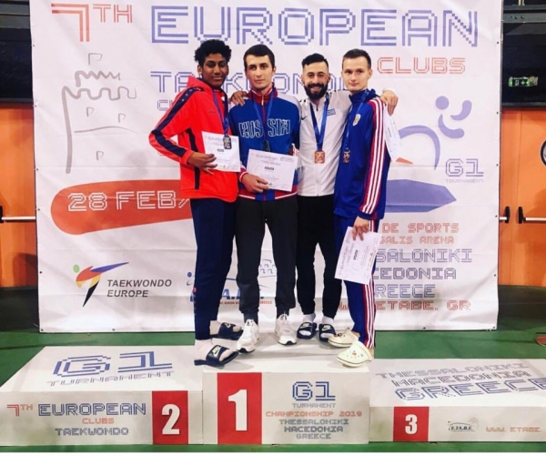 Ростовские спортсмены успешно стартовали на клубном чемпионате Европы по тхэквондо в Греции 