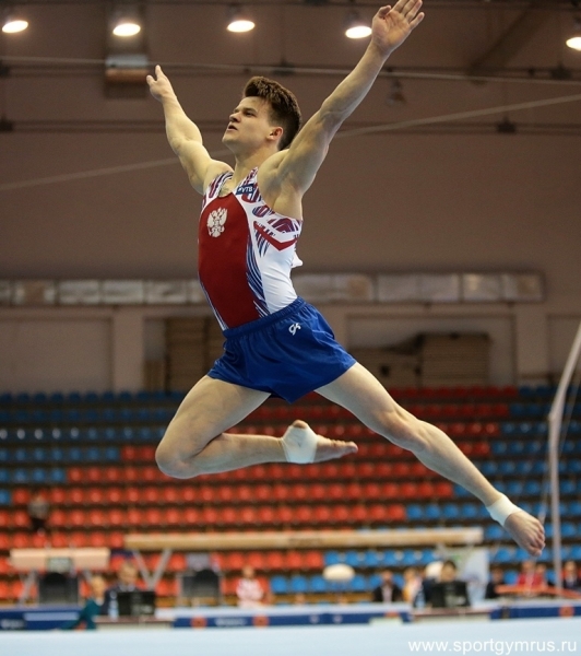 Ростовский гимнаст Дмитрий Ланкин в составе сборной России - победитель Кубка вызова в Германии