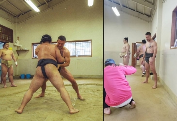 Подольски полюбил Японию: занимается сумо, ест якинику и помогает развивать туризм