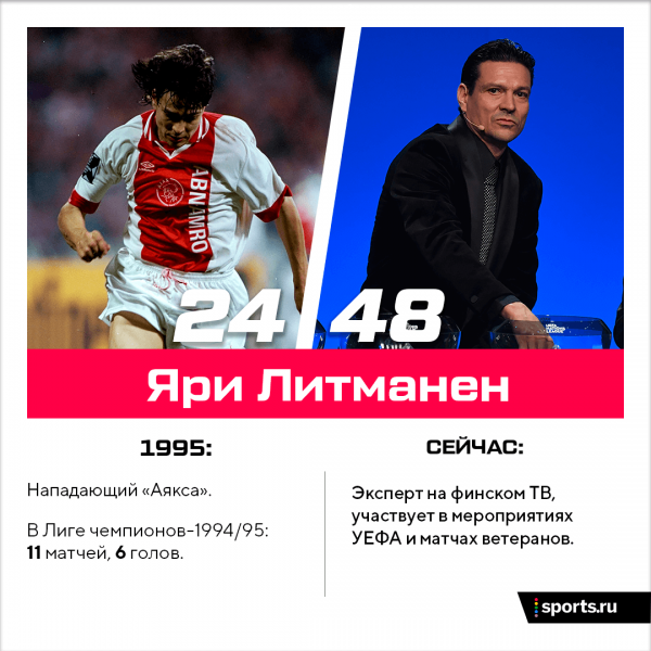 Литманен, Кану, Овермарс: где сейчас легендарный «Аякс»-1995