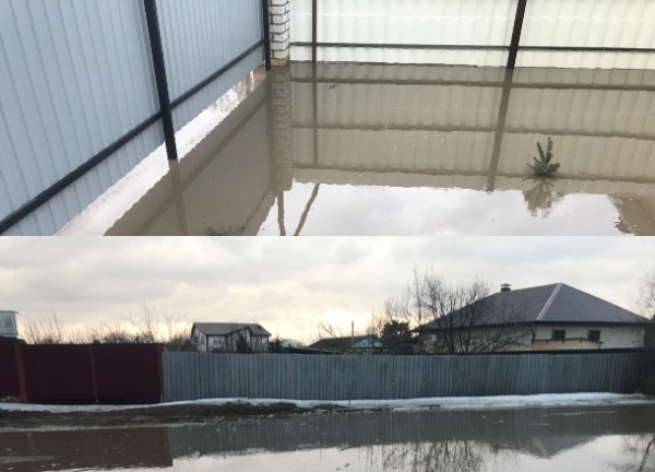 Поселок в Волгоградской области уходит под воду