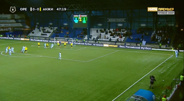 Как же печально выглядят трибуны РПЛ в холод