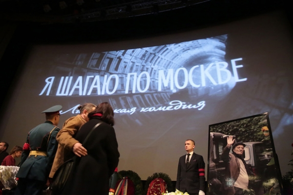 Москва Георгия Данелии простилась со своим режиссером: слезы, цветы и овации