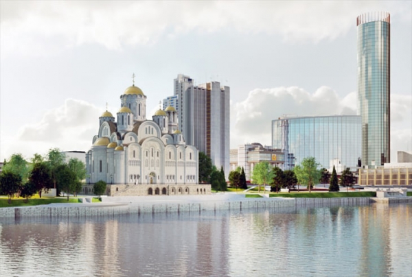 В Екатеринбурге бойцы MMA разгоняют противников постройки храма. Грубо, с матом и потасовками