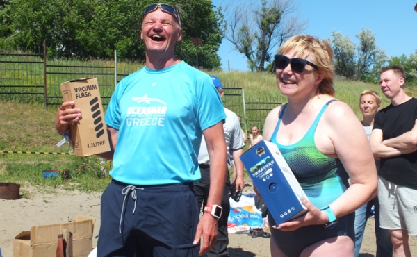 Инвалиды проплыли километр по Обскому морю