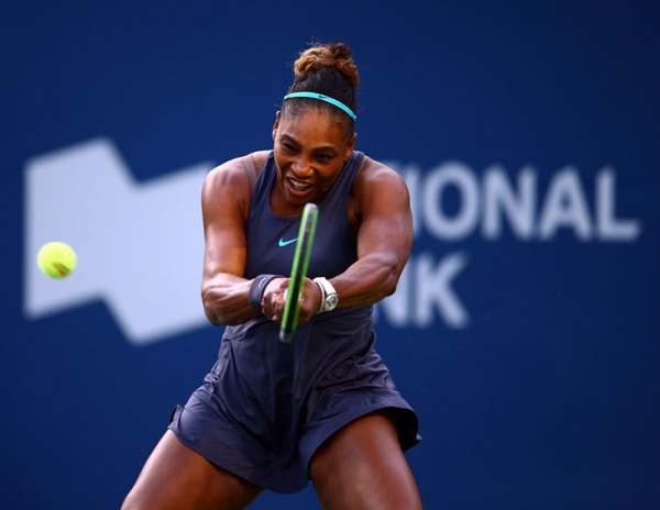 Серена и Осака сыграли впервые после того US Open. Уильямс все делала лучше, японка не справилась с ветром