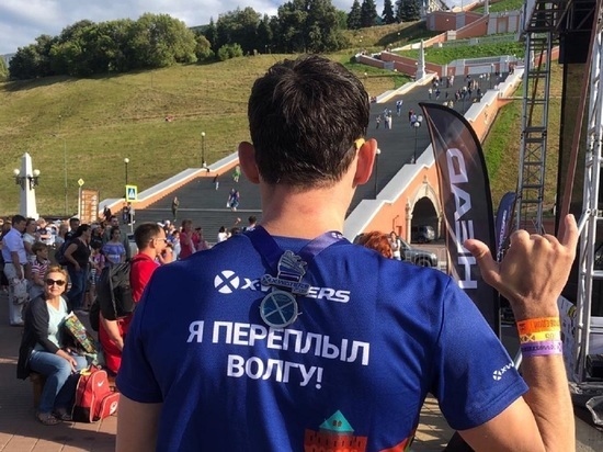 Ставрополец перепыл 5 километров Волги за 1,5 часа