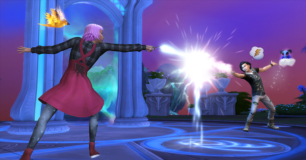 Геймплей дополнения The Sims 4 Мир магии показывает колдовство на практике