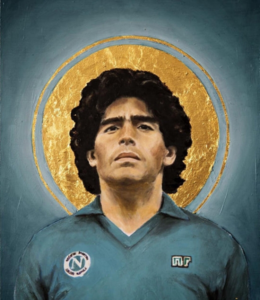 Дзюбе подарили икону с его портретом &ndash; игрок сказал, что это Святой Дзюбинатор