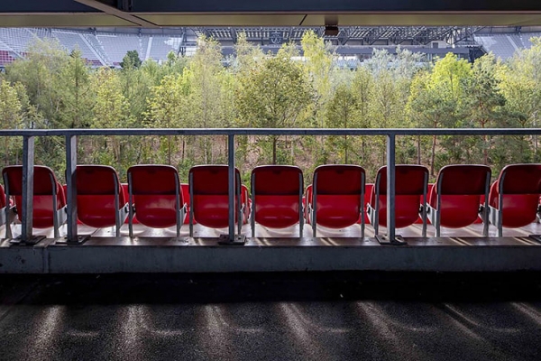 Лес на поле стадиона в Австрии &ndash; ироничная экологическая инсталляция