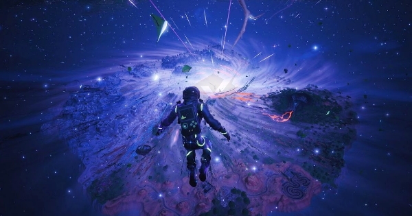 Мир Fortnite на старте нового сезона поглотила черная дыра
