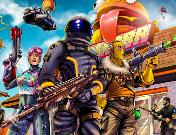 Мир Fortnite на старте нового сезона поглотила черная дыра