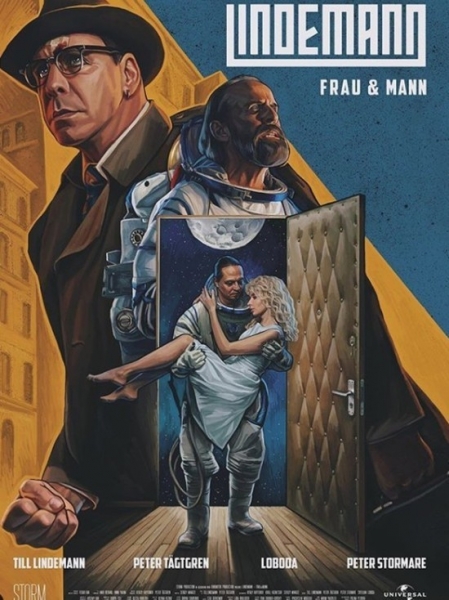 Лобода похвасталась постером группы Линдеманна с собственным изображением