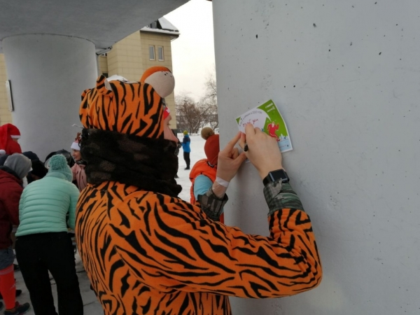 Непьющие новосибирцы пробежали два километра утром 1 января